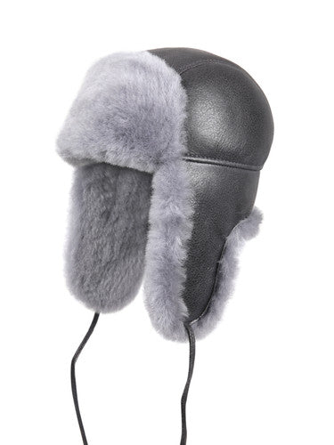 Zavelio Kids' Sheepskin Aviator Hat – Light Blue