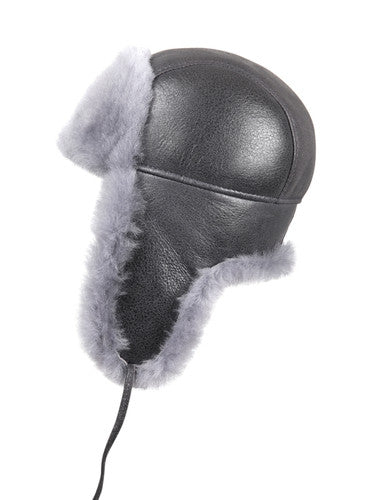 Zavelio Kids' Sheepskin Aviator Hat – Light Blue