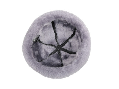 Zavelio Bonnet en peau de mouton – bleu clair