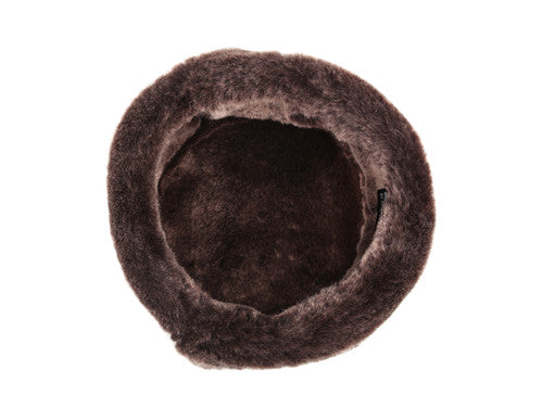 Zavelio Sheepskin Ushanka Hat – Brown