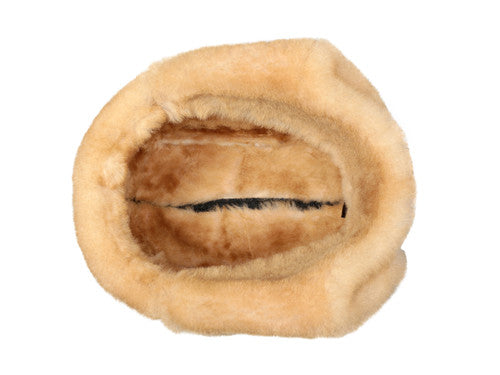 Zavelio Kids' Sheepskin Aviator Hat – Tan