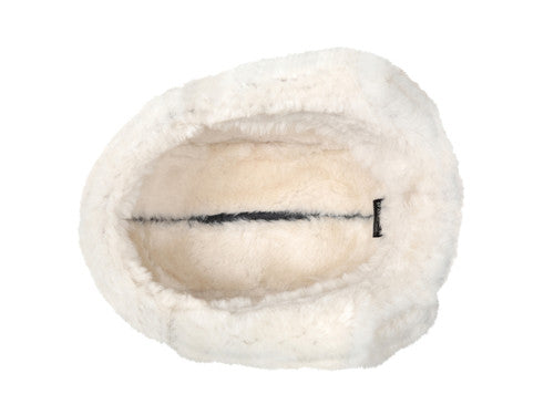 Zavelio Genuine Sheepskin Aviator Hat – Brown/Beige