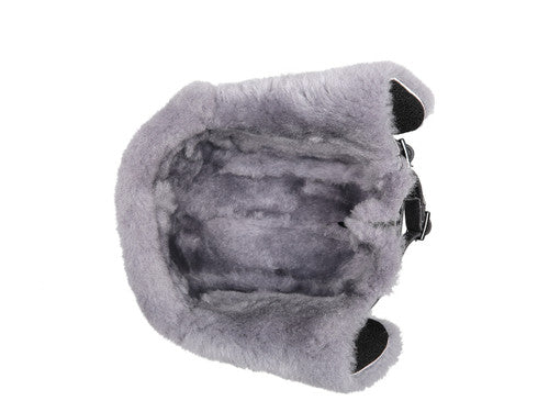 Zavelio Sheepskin Pilot Hat – Light Blue