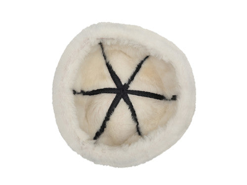 Zavelio Women's Sheepskin Pom-Pom Hat – Cognac