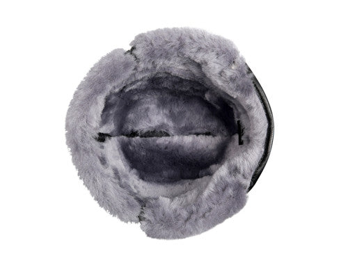 Zavelio Sheepskin Biker Trapper Hat – Light Blue