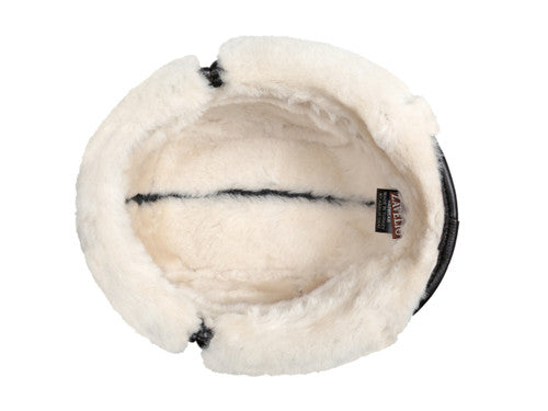 Zavelio Sheepskin Biker Trapper Hat – Brown/Beige