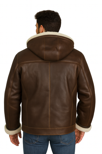 Zavelio Veste homme en peau de mouton 903 – marron