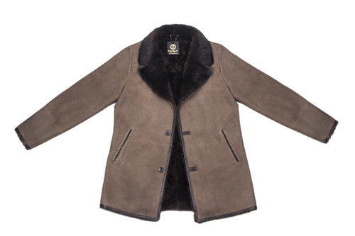 Zavelio Men's Shearling Coat – Colour to confirm
