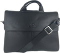 Zavelio Men's Leather Bag 821 – Black