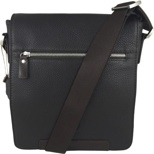 Zavelio Men's Leather Bag 842 – Brown
