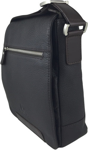Zavelio Men's Leather Bag 842 – Brown