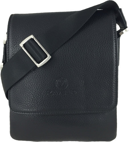 Zavelio Men's Leather Bag 818 – Black