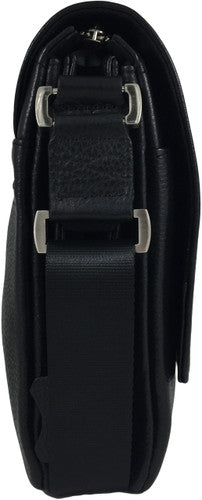 Zavelio Men's Leather Bag 818 – Black