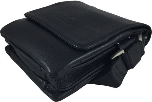 Zavelio Men's Leather Bag 818 – Black