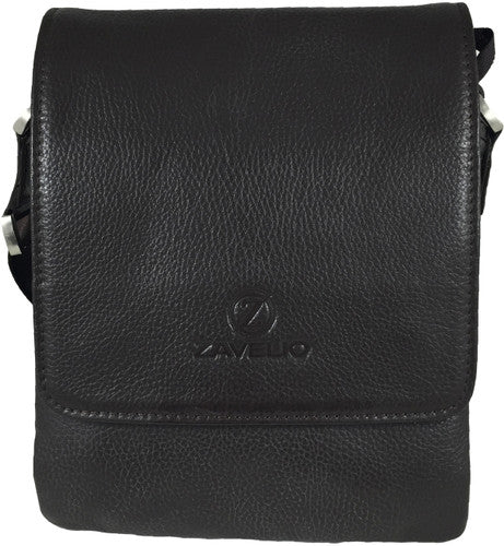 Zavelio Men's Leather Bag 818 – Brown