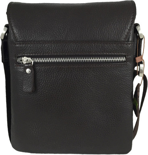Zavelio Men's Leather Bag 818 – Brown