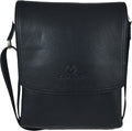 Zavelio Men's Leather Bag 815 – Black