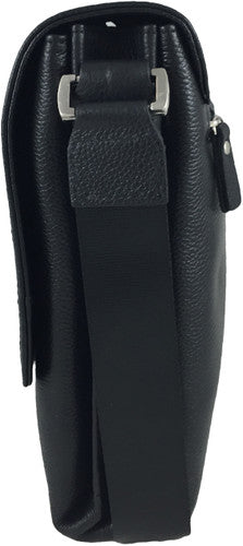 Zavelio Men's Leather Bag 815 – Black