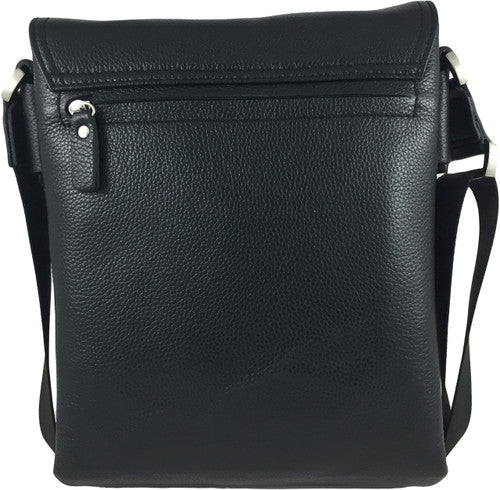 Zavelio Men's Leather Bag 815 – Black
