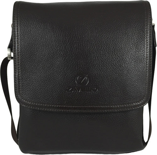 Zavelio Men's Leather Bag 815 – Brown