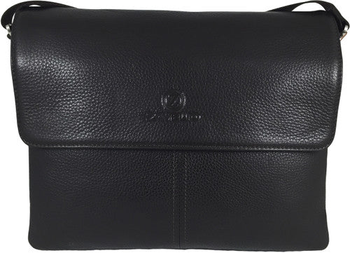 Zavelio Men's Leather Bag 840 – Brown