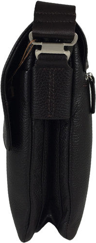 Zavelio Men's Leather Bag 840 – Brown