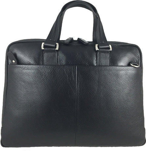 Zavelio Men's Leather Laptop Bag 835 – Black