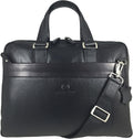 Zavelio Men's Leather Laptop Bag 835 – Black