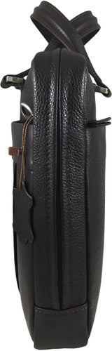 Zavelio Men's Leather Laptop Bag 835 – Brown