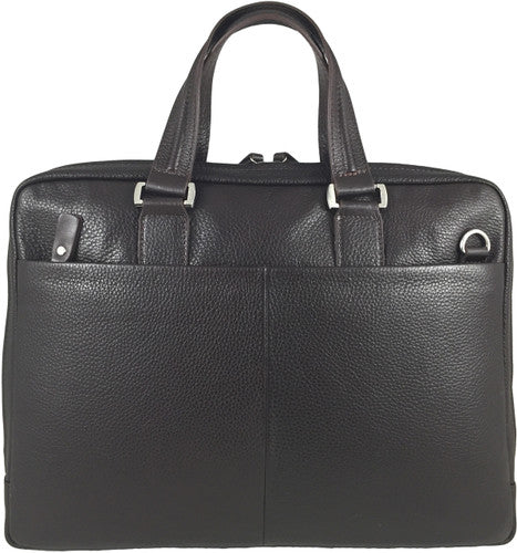 Zavelio Men's Leather Laptop Bag 835 – Brown
