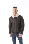 Zavelio Veste aviateur B-3 homme en peau de mouton – couleur à confirmer