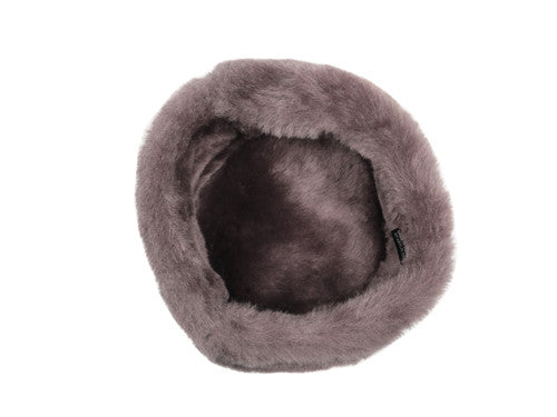 Zavelio Sheepskin Ushanka Hat – Taupe Brown