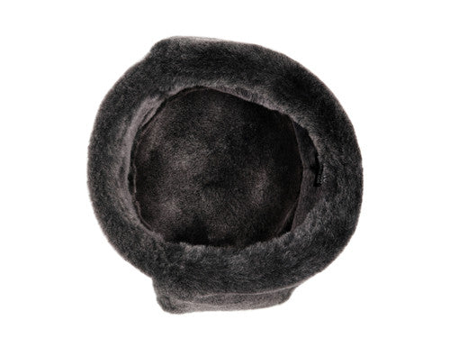 Zavelio Sheepskin Ushanka Hat – Black