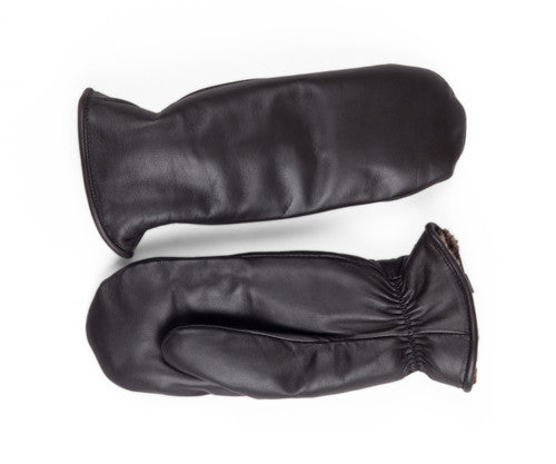 Zavelio Unisex wanten van schapenvacht – bruin