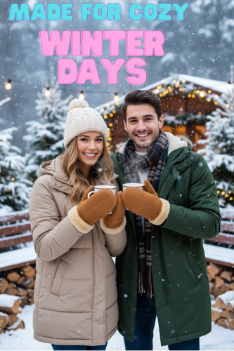 Zavelio Women's Sheepskin Mittens – Tan