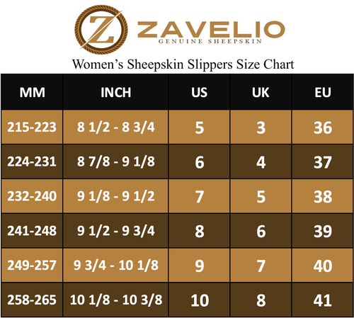 Zavelio Women's Sheepskin Slippers – Chestnut