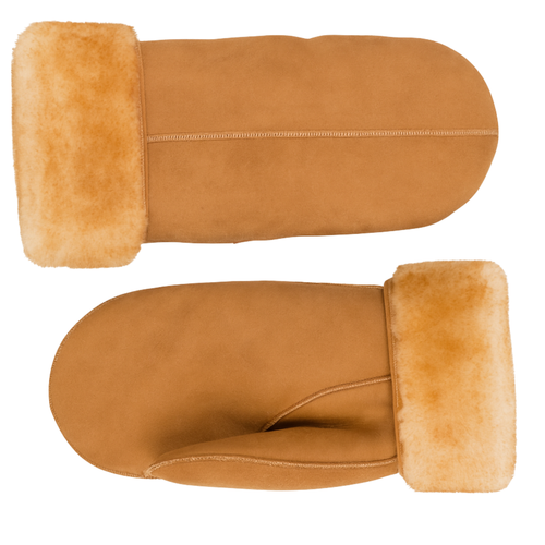 Zavelio Moufles homme en peau de mouton – fauve